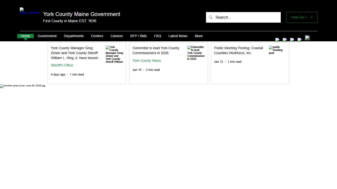 York County Maine Government Commissioners York County, ME, USA
